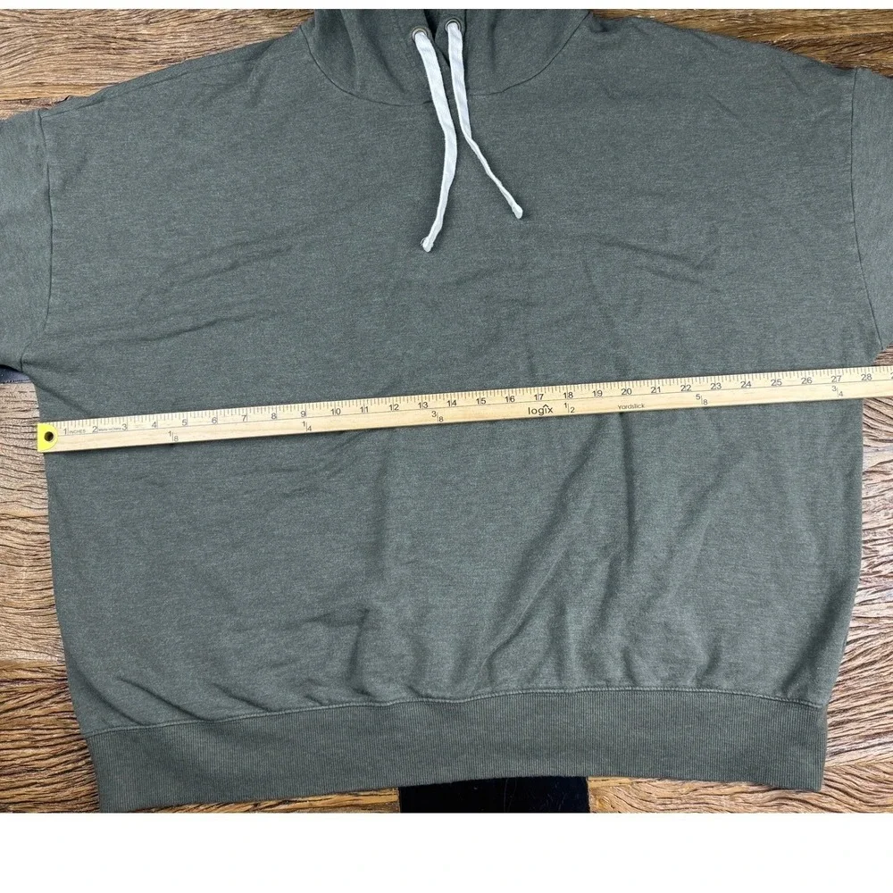 Buffalo David Bitton Hoodie 2X‎ Olive Green Pullover Sweatshirt Casual Mens